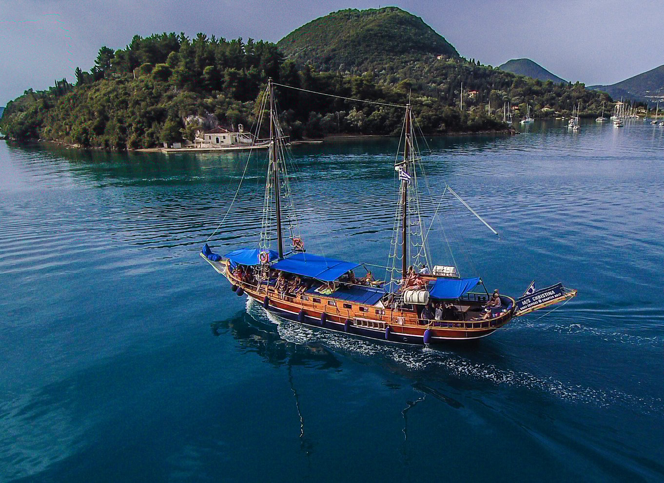 Fra Nydri: Lefkada Forgotten Islands Day Cruise med frokost