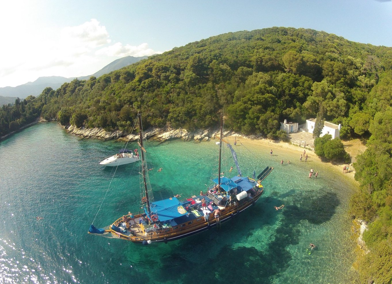 Fra Nydri: Lefkada Forgotten Islands Day Cruise med frokost