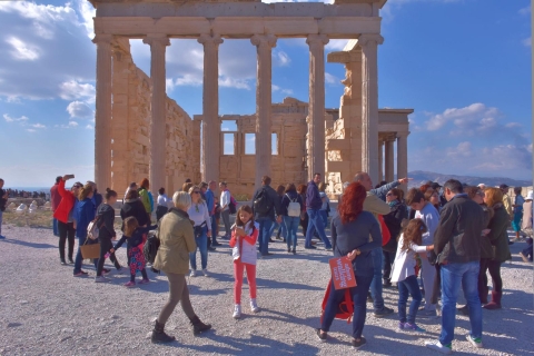 Ateny: Prywatna wycieczka z przewodnikiem po Akropolu i greckim jedzeniuPrywatna wycieczka dla obywateli UE