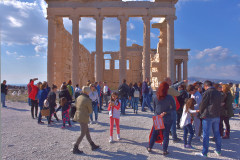 Athènes: Visite privée guidée de l'Acropole et de la cuisine grecqueVisite privée pour les citoyens de l'UE