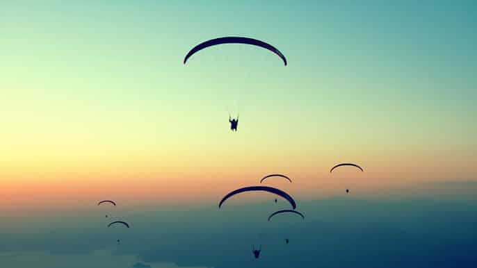 from fethiye blue lagoon tandem paragliding