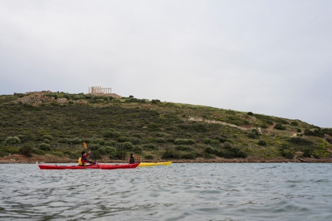 Van Athene: zeekajakavontuur naar Kaap SounionTour zonder hotelovername