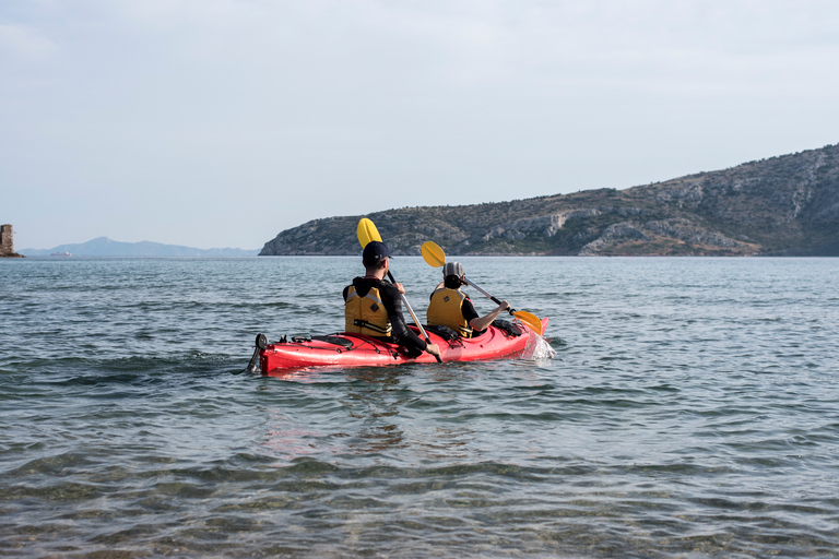 From Athens: Sea Kayak Adventure to Cape Sounion Tour without Hotel Pickup