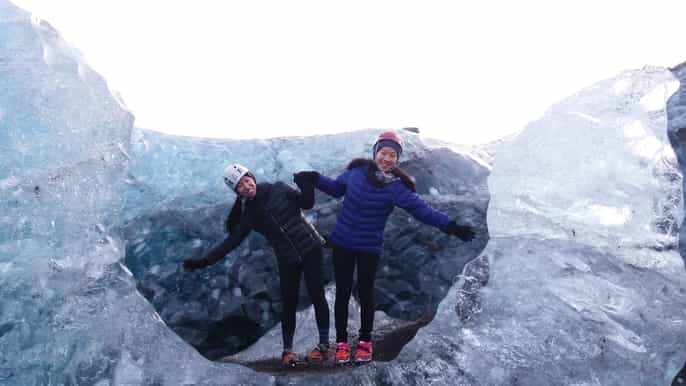 2day tour south coast glacier lagoon glacier hike