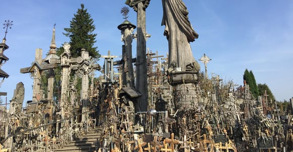 Route von Johannes Paul II.: Berg der Kreuze, Tytuvenai & Siluva