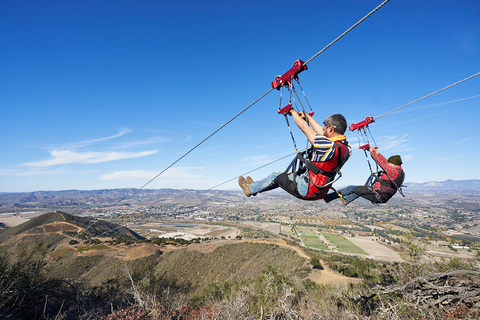 Santa Barbara : Tour de zipline avec promenade en 4x4 Humvee