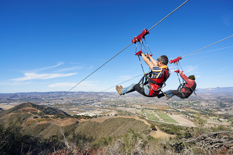 Santa Barbara: Zipline Tour mit 4x4 Humvee-Fahrt