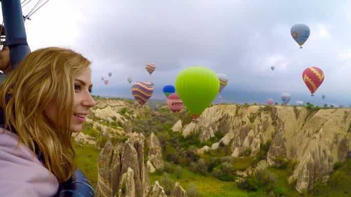 from istanbul cappadocia 2day tour hotair balloon ride