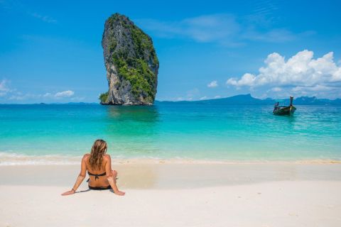 Krabi: gita di un giorno alle 4 isole in motoscafo con pranzo incluso