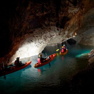 From Bled: Full-Day Underground Kayaking