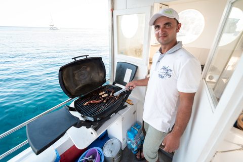 Santorini: traditionele visreis en lunch met verse vis