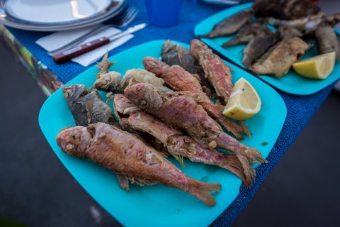 Santorin : sortie de pêche traditionnelle, déjeuner poissonSantorin : sortie traditionnelle de pêche, déjeuner poisson