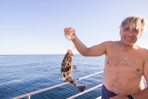 Santorini: battuta di pesca tradizionale e pranzo con pesce