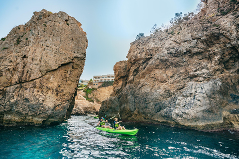 Santa Ponsa: Marine Reserve Kayak Tour Tour with Meeting Point
