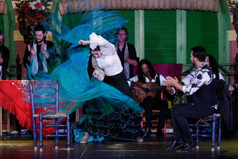Séville : visite en bus et spectacle de flamenco en soiréeVisite en bus, spectacle de flamenco et dîner de tapas
