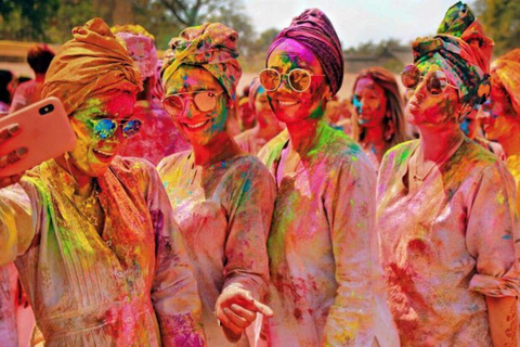 Jaipur: Holi Festival Celebration with Folk Music and Snack