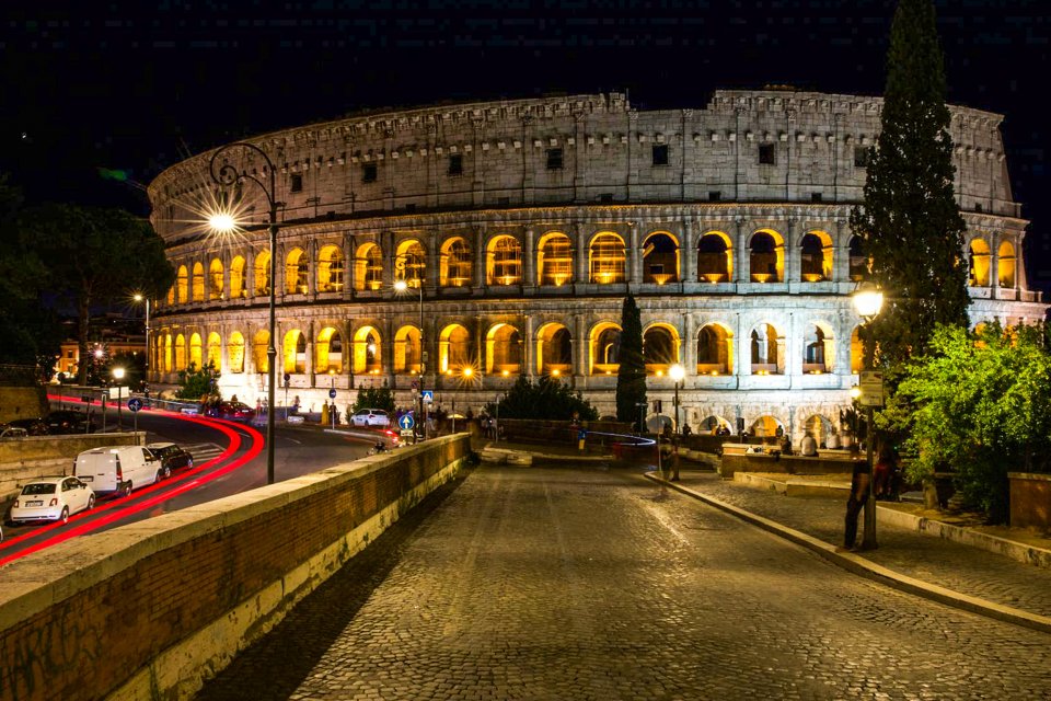 Rom: Kolosseum bei ...