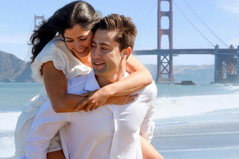 Séance de portrait au Golden Gate Bridge SF