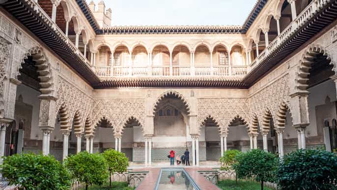 seville cathedral giralda alcazar entry with guided tour