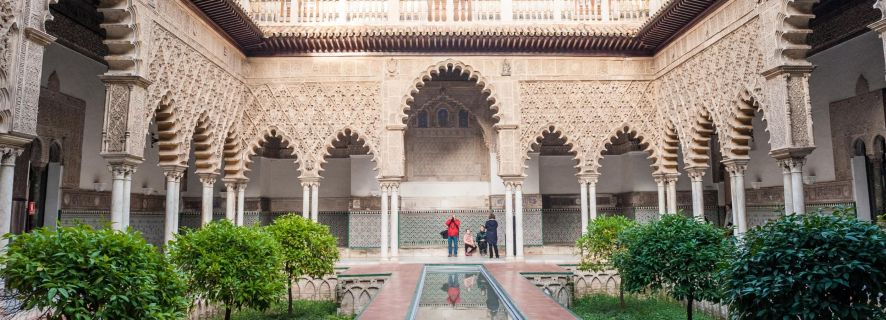 Sevilla: voorrangsticket Koninklijk Paleis met rondleiding