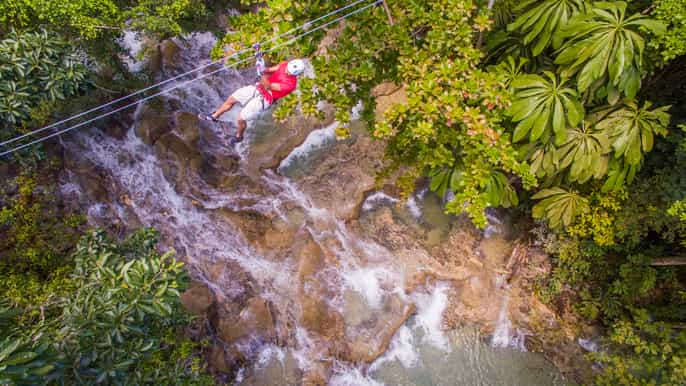 catamaran sail + snorkel plus zipline over dunns river