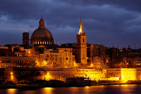 Valletta, Mdina und Mosta: Nachttour