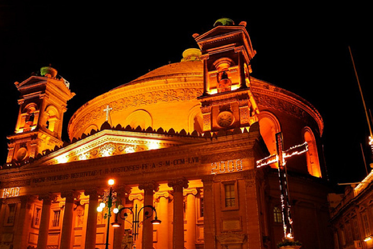 Recorrido nocturno por La Valeta, Mdina y Mosta