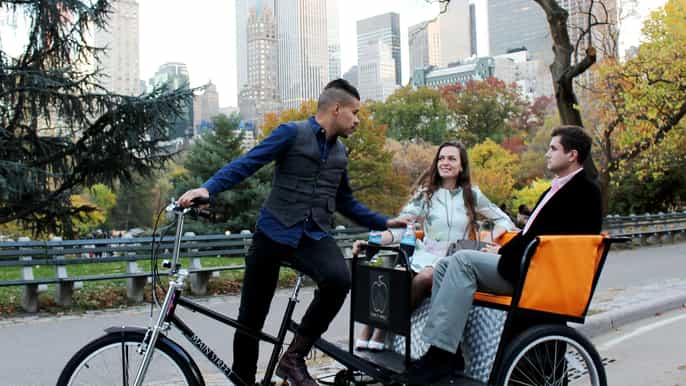 new york central park tour by pedicab