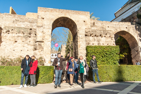 Seville: Alcázar and Cathedral Entry Ticket and Guided Tour Shared Tour in Italian