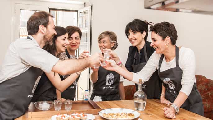 athens food market walk cooking class and lunch
