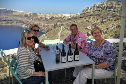 Visite en petit groupe de Santorin avec dégustation de vin