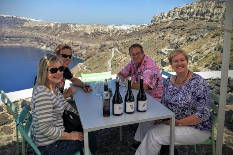 Visite en petit groupe de Santorin avec dégustation de vin