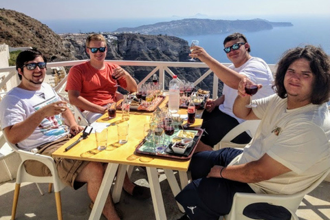 Visite en petit groupe de Santorin avec dégustation de vin