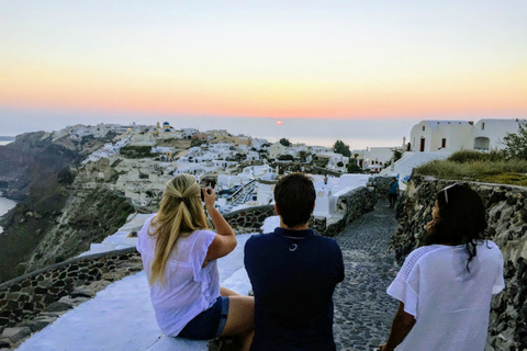 Visite en petit groupe de Santorin avec dégustation de vin