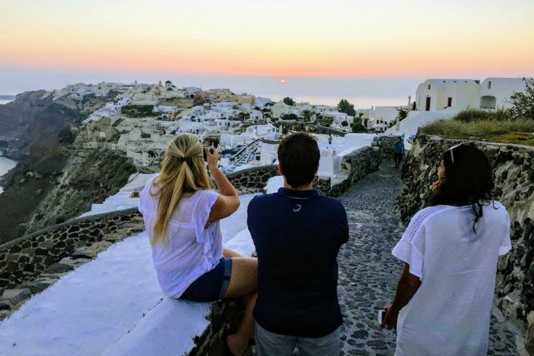 Visite en petit groupe de Santorin avec dégustation de vin