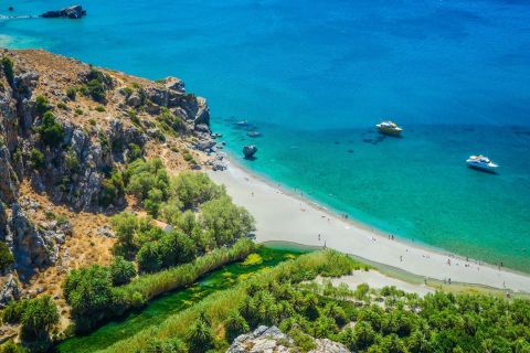 From Rethymno & Heraklion: Full-Day Trip to Preveli Beach