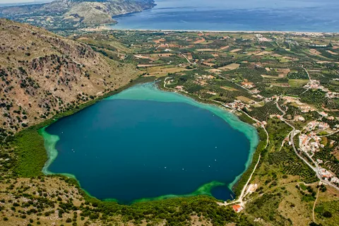 Giornata intera al lago Kournas e Argyroupoli da Rethymno