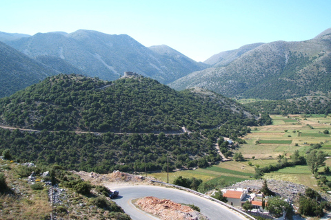 Från Rethymno: Imbros Gorge &amp; guidad tur till Libyska havetFrån Panormos, Lavris, Scaleta, Sfakaki och Stavromenos