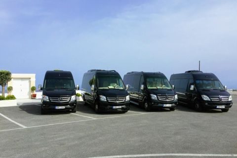 Servicios de traslado en coche privado a Santorini