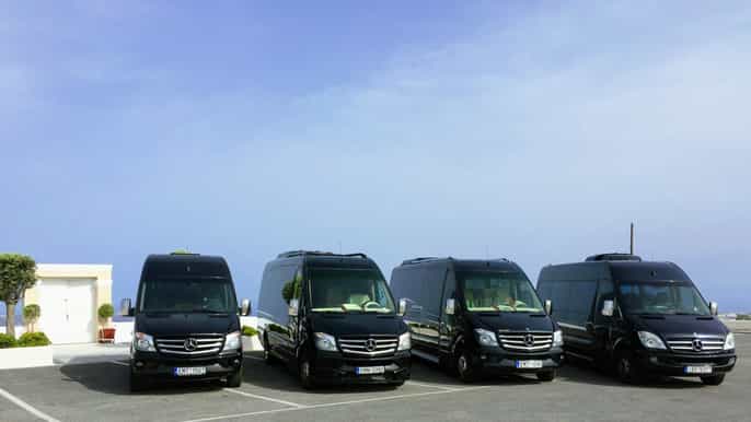 santorini private ride transfer services