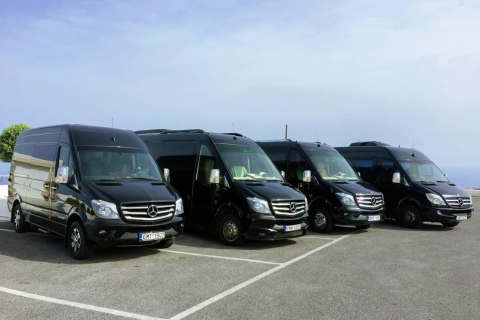 Services de transfert de tours privés à SantorinServices de transfert Santorini Private-bus