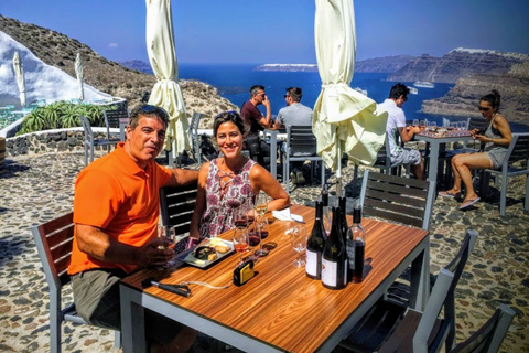 Santorin: visite de dégustation de vin en petit groupe