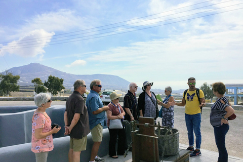 Visite en petit groupe de Santorin avec dégustation de vin