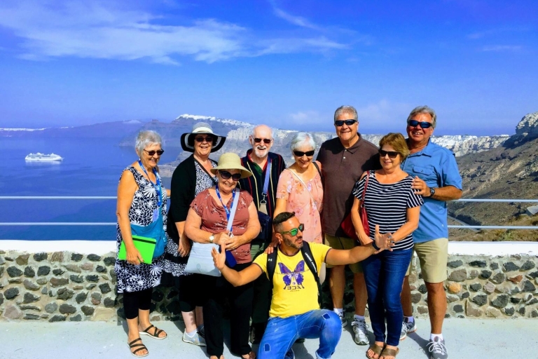Północna Santorini: prywatna wycieczka z degustacją wina i zachodem słońca w Oia