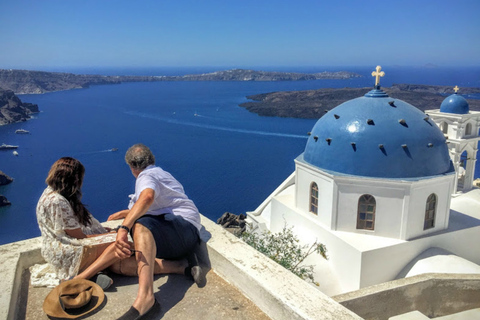 Excursão guiada privada de dia inteiro ao melhor de Santorini