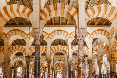 Cordoue : visite à pied de la mosquée et du quartier juifVisite matinale en groupe en espagnol