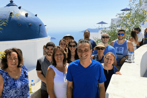 Excursão guiada privada de dia inteiro ao melhor de Santorini