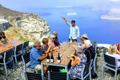 Excursão guiada privada de dia inteiro ao melhor de Santorini