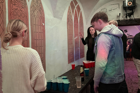 Tallinn: Telliskivi Bar Crawl with games, drinks, discounts
