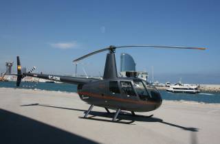 Barcelona: Helikopterflug mit optionaler Jacht-Bootsfahrt